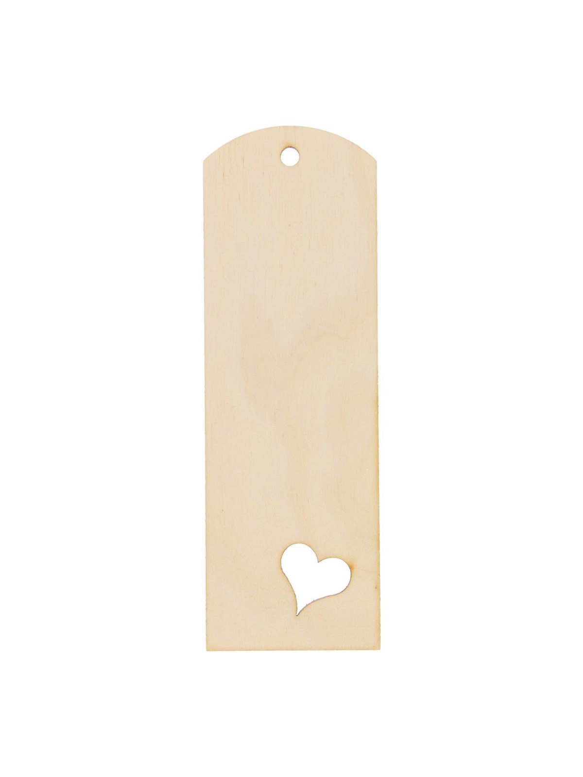 Playwood - Bookmark with Heart Shape Plywood