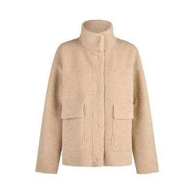 Winterjacke NAVIGAZIONE "NAVIGAZIONE Jacke", Damen, Gr. 40, braun (camel), Obermaterial: 100% Polyester PES., uni, regular fit, Jacken Winterjacke, zum Wenden: mit zwei schönen Seiten