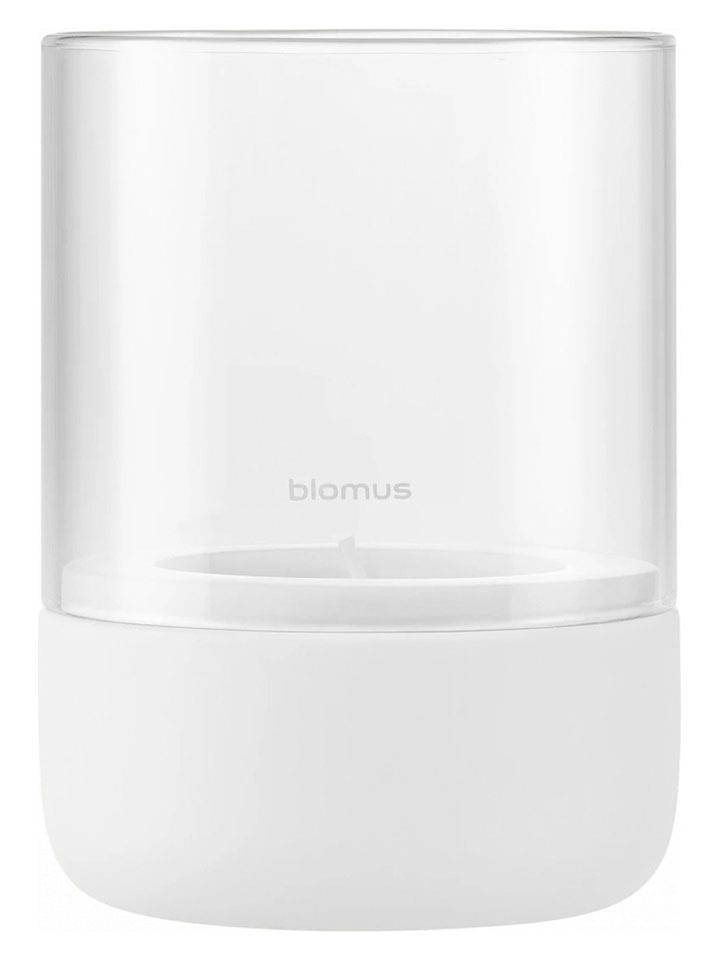 Blomus Windlicht ''Calma'' in Weiß - (H)14 x Ø 10 cm - onesize