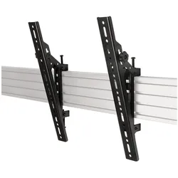 b-tech BT8390-VESA400T - Flachbildschirm-Montagearm - Schwarz - 70 kg - Schiene - 177,8 (70 kg, 42" - 70"), TV Wandhalterung, Schwarz