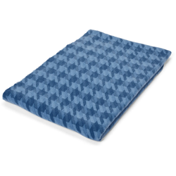 Tchibo - Webschal mit Hahnentritt-Jacquard - blau