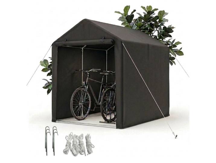 Relaxdays Mobile Fahrradgarage für 2 Fahrräder