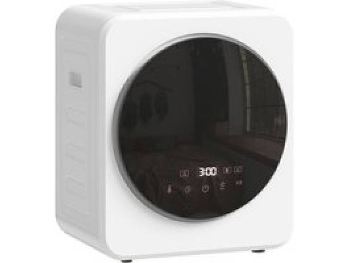 Sèche-linge - Séchoir à linge électrique - Séchoir à linge électrique petit - Blanc - Acier inoxydable - Empilable - 4 kg - 800 W