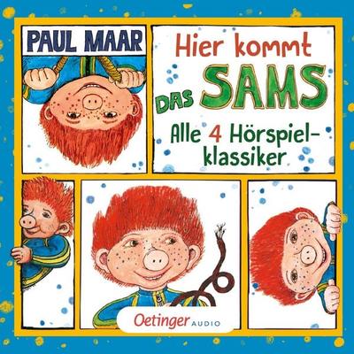 Hier kommt das Sams. Alle 4 Hörspiel-Klassiker - Paul Maar, Audio, 9783837300956