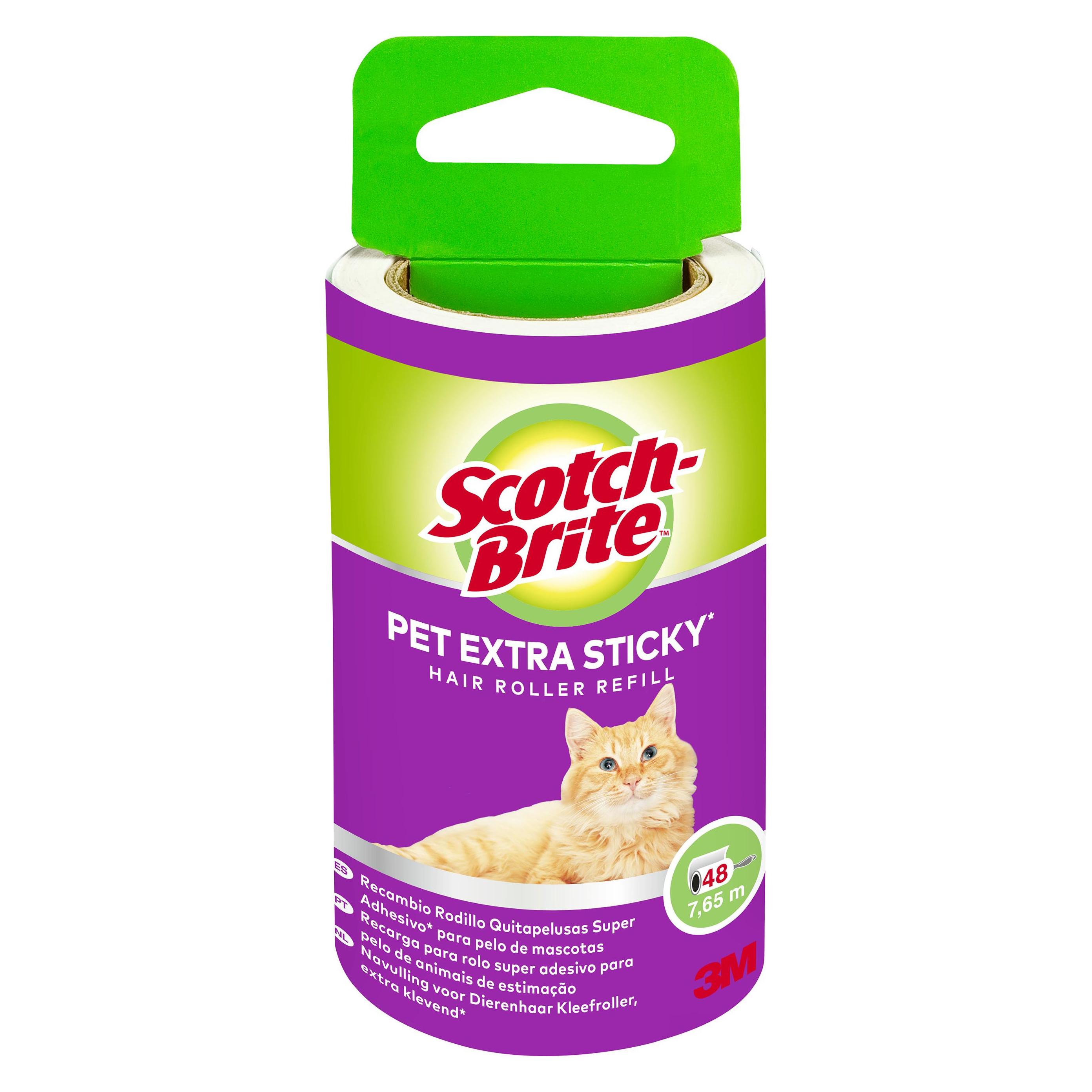 Scotch-Brite Pet Extra Sticky Ersatzrolle (839RS-48EU1-RF)