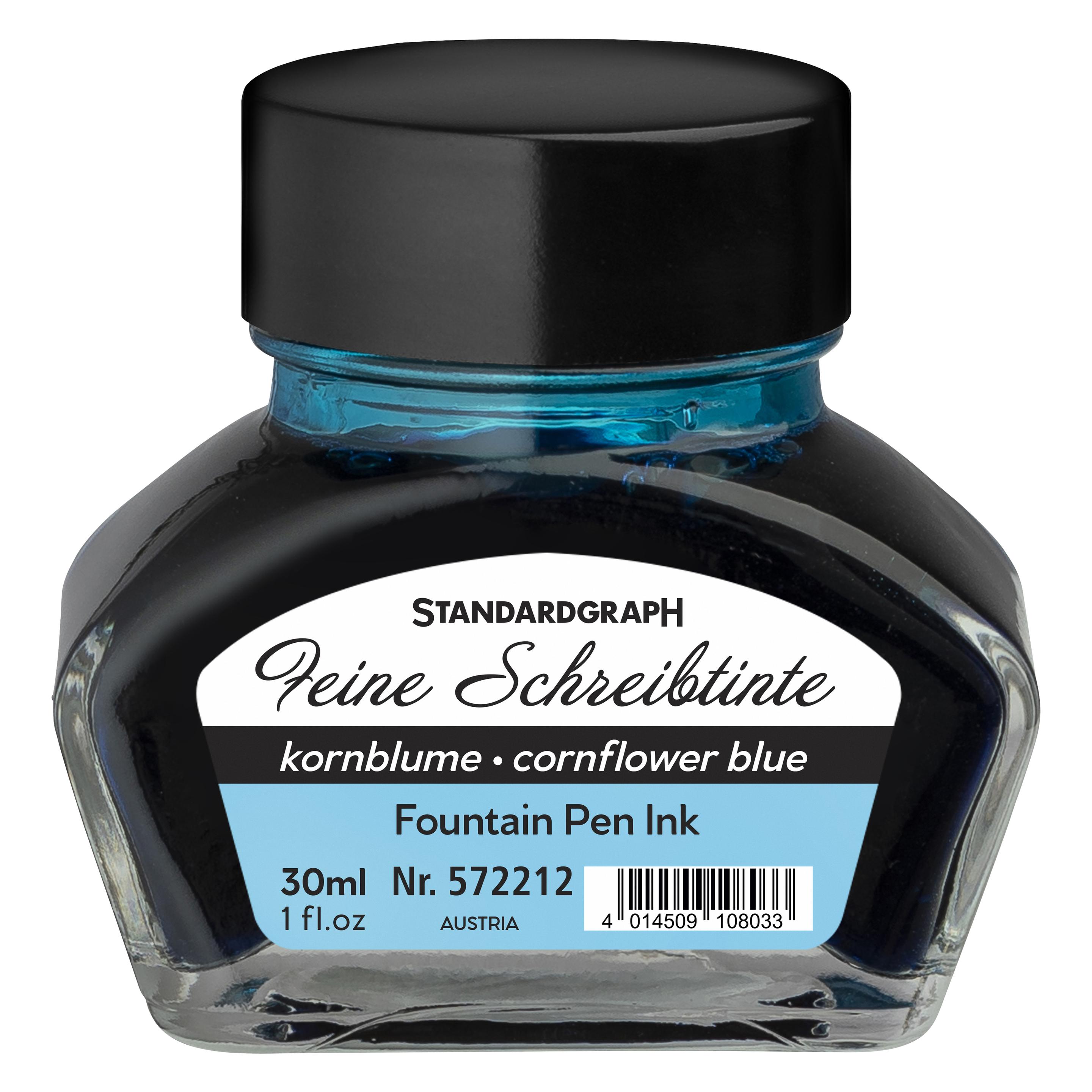 Standardgraph Tinte 30 ml Kornblumenblau (Blau) (572212-SG)