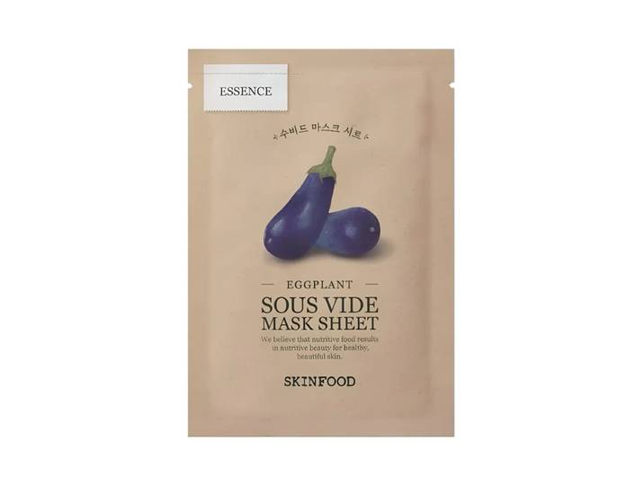 SKINFOOD Masque en Tissu sous Vide Aubergine (Type Essence) 22 g