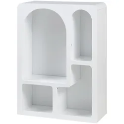 Helloshop26 - Zeitloses und elegantes Bücherregal 80 x 60 x 24 cm weiß
