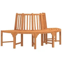 Helloshop26 - Gartenbank Terrassenmöbel halbkreisförmige Baumumrandung ø208cm massives Eukalyptusholz 02_0011821