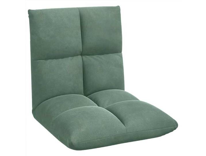 Fauteuil de sol (1 PLACE)- COCO - Chaise sol pliante - fonction lit - Velours - Vert - 55x61x57 cm &99any44g