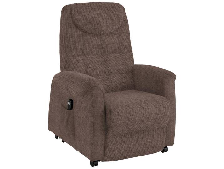 Xora Fernsehsessel, Hellbraun, Kunststoff, Uni, 83x113x92 cm, Stoffauswahl, Relaxfunktion, Wohnzimmer, Sessel, Polstersessel