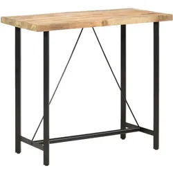 vidaXL, Bartisch, Kapenia (Raues Mangoholz) (120 x 58 x 107 cm, 120 x 58 x 107 cm)