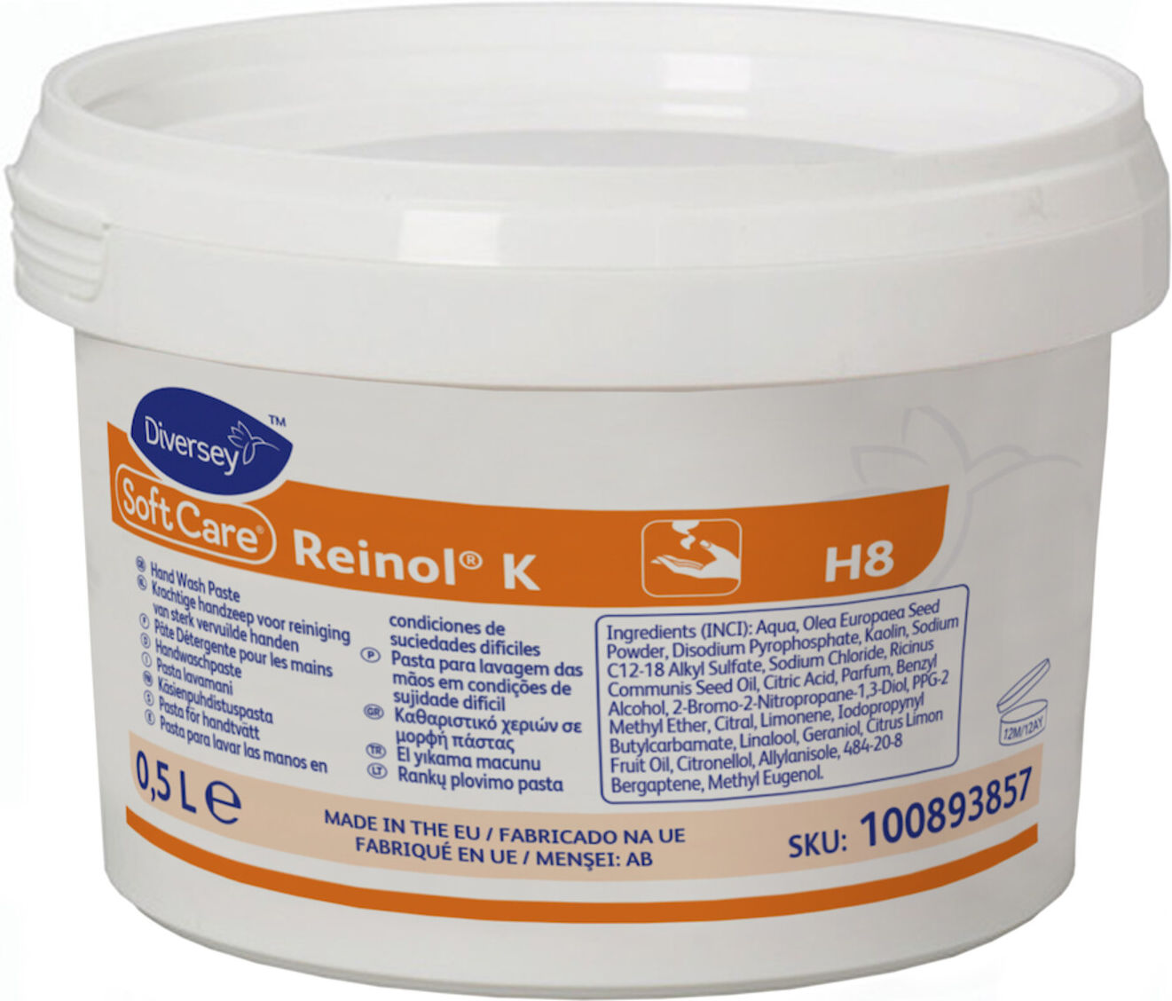 SOFT CARE Handwaschpaste SoftCare Reinol-K 500ml ; Diversey (100893857)