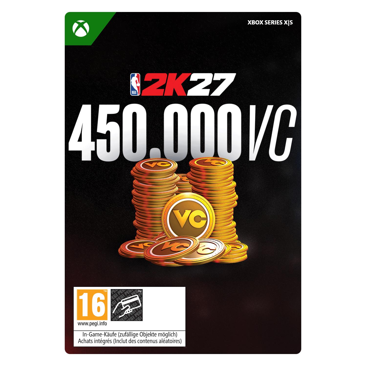 Microsoft Xbox NBA 2K27 450,000 Virtual Currency Pack Download Code (7F6-00971)