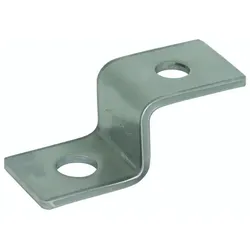 Dehn Endstück Z-Form mit 2 Bohrungen ES ZF 2XB18 V2A