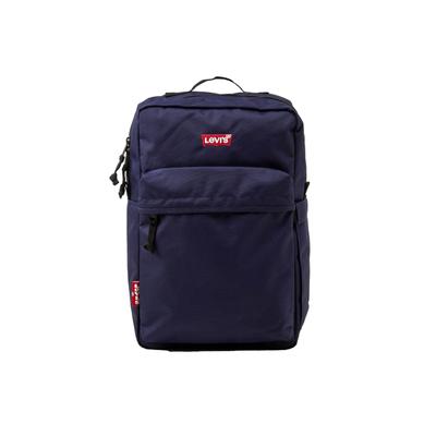 Schultertasche LEVI'S "Rucksack", Damen, Gr. B/H/T: 26,5cm x 40,5cm x 13cm 0, blau (navy), Obermaterial: 100% Polyester PES., Taschen Schultertasche