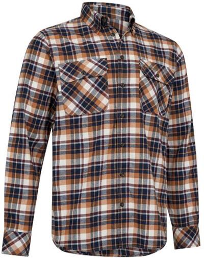 Deerhunter Mens Charles Shirt, Brown Check