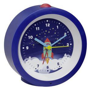 TFA Wecker 60.1033.06 blau, analog, für Kinder, Quarzuhr