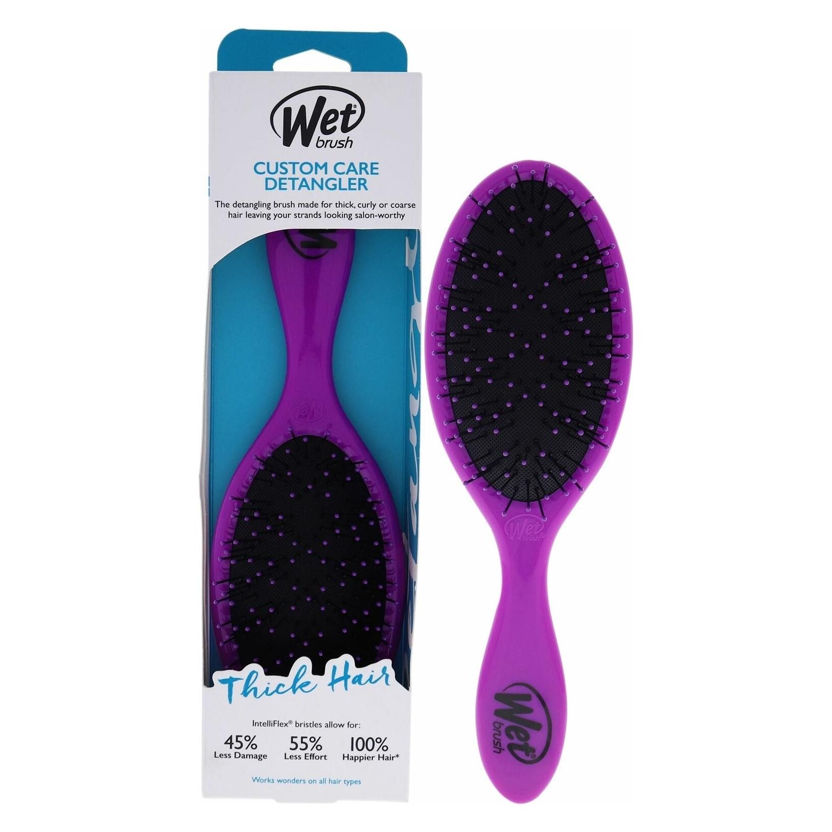 Wet Brush Custom Care Thick Hair Detangler Purple (736658585452)