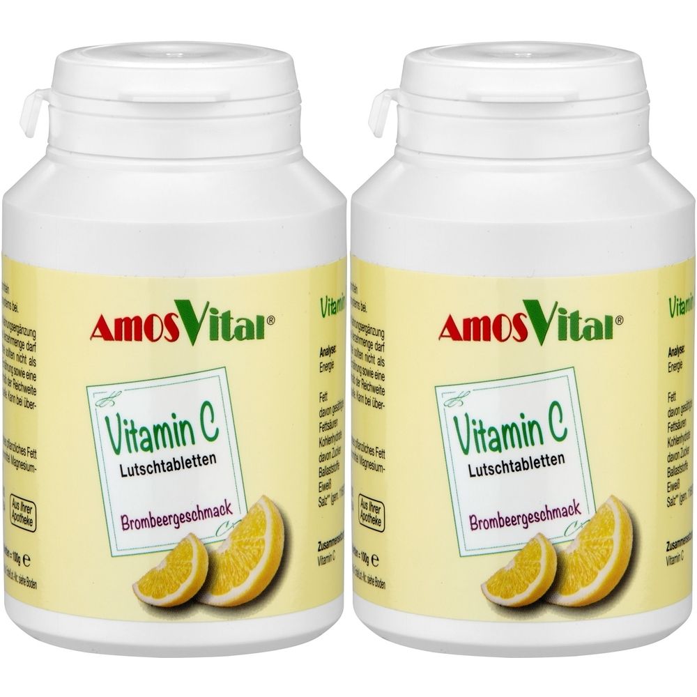Vitamin C 180 mg AmosVital Lutschtabletten 2x 2x50 St