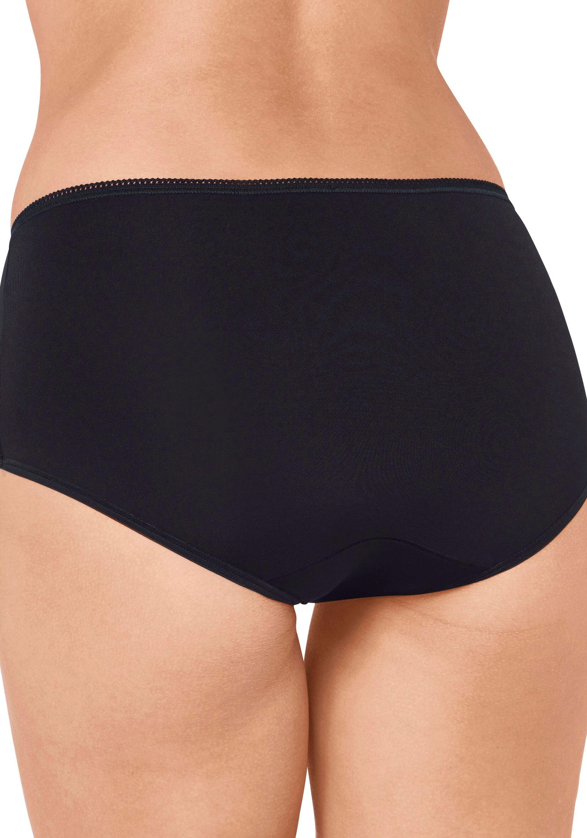 Midislip SLOGGI "24/7 Microfibre", Damen, Gr. 40, Microfaser, schwarz, Microfaser, Obermaterial: 88% Polyamid, 12% Elasthan, unifarben, körpernah, Unterhosen Midislip, Microfaser, weich, atmungsaktiv, elastisch schwarz 40, Microfaser