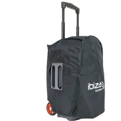 Ibiza Altoparlante Portatile con Microfoni UHF (Aktiv), PA Lautsprecher, Schwarz