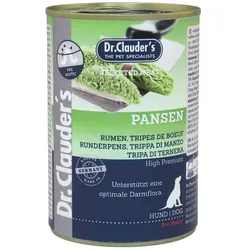 Dr. Clauder's Selected Meat Pre Biotics 400g Dosen Hundenassfutter Pansen 6x400g