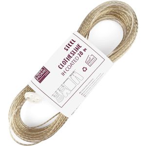 Idea-Home Wäscheleine Steel Clothesline, 111122, mit Stahlkern, Länge 20 m