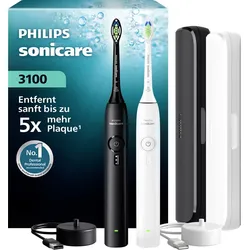 Philips Sonicare elektrische Zahnbürsten Series 3100 Doppelpack