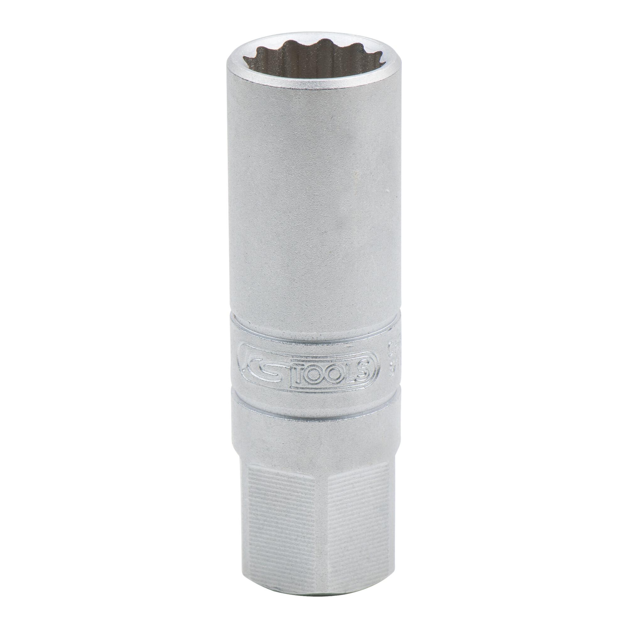 KS Tools 3/8" Spezial-Zündkerzen-Stecknuss, dünnwandig, 14mm (911.3990)