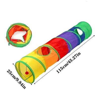 High Durability Foldable "Crinkle Core" Play Tunnel through
