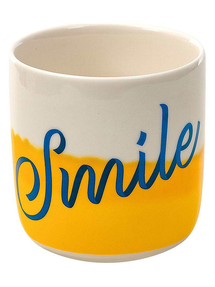 moses. Becher ''Smile'' in Beige/ Gelb - 300 ml - onesize