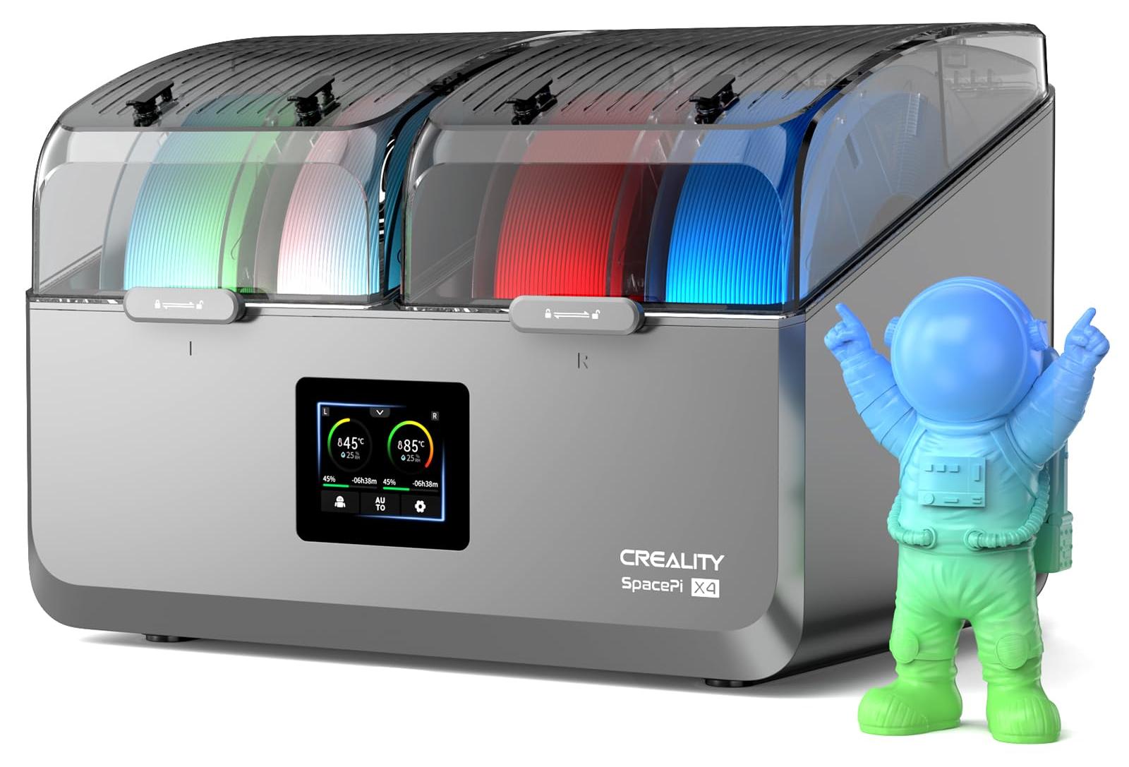 Filamenttrockner Zwei Kammern - 85 °C - Mit Entfeuchtung - Für PLA, PETG, ABS, TPU und Nylon