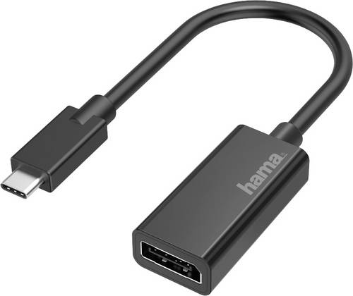 hama 00200314 Video-Adapter, USB-C-Stecker - DisplayPort-Buchse, Ultra-HD 4K