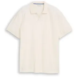 Tom Tailor Herren Poloshirt STRUCTURED RESORT COLLAR - Regular Fit - 1051182-10668 Sky Captain Blue - XXL
