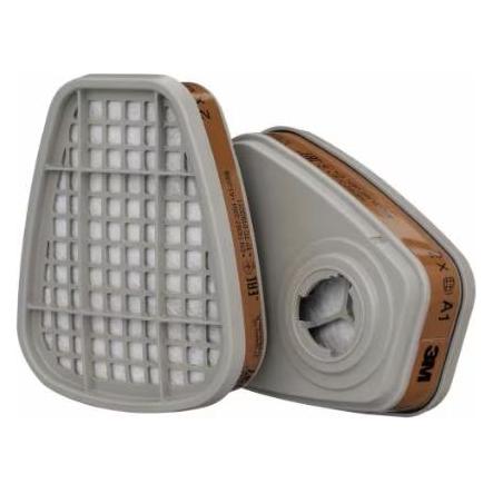 3M Gas-/dampfiltre 6051-a1, pakke a 8 stk. (A1, 4x) (7000034751)