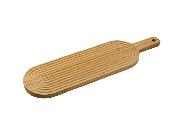 Schneidebrett KESPER Servierbrett Bambus, FSC , braun (natur), B:60cm H:2cm L:16cm, Bambus, Schneidebretter, Schneidebrett, zum Schneiden, Servieren und Dekorieren