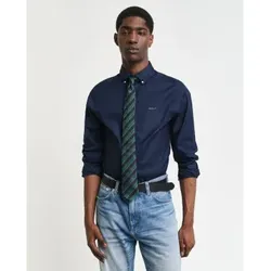 Gant für Herren. 3000302 Pinpoint Slim Fit Oxford Hemd navy (S), Lässig, Baumwolle, Klassisch, Langarm, Marine