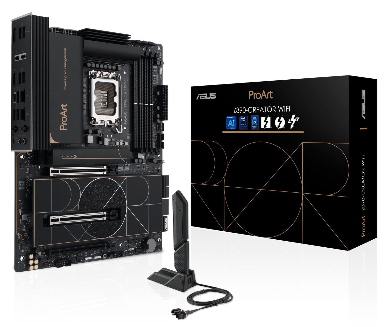 ASUS PROART Z890-CREATOR WIFI Motherboard - Intel Z890 LGA 1851 ATX