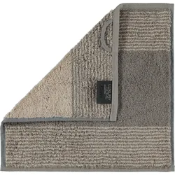 Two-Tone Handtuch 30 x 30 cm graphitfarbig