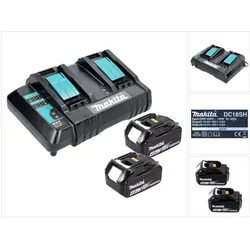 Makita, Werkzeugakku + Ladegerät, Power Source Kit