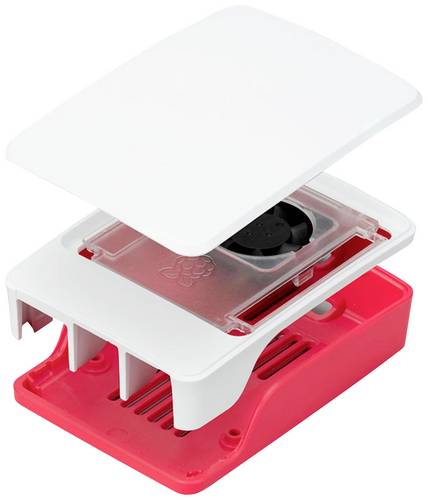 Raspberry Pi SC1152 SBC-Gehäuse Geeignet für: Raspberry Pi 5 B Rot, Weiß