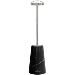 LED-Tischleuchte Siena Villeroy & Boch Aluminium verchromt schwarz, 25.5 cm