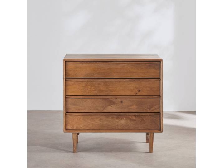 Kommode aus Mangoholz, L 86 cm