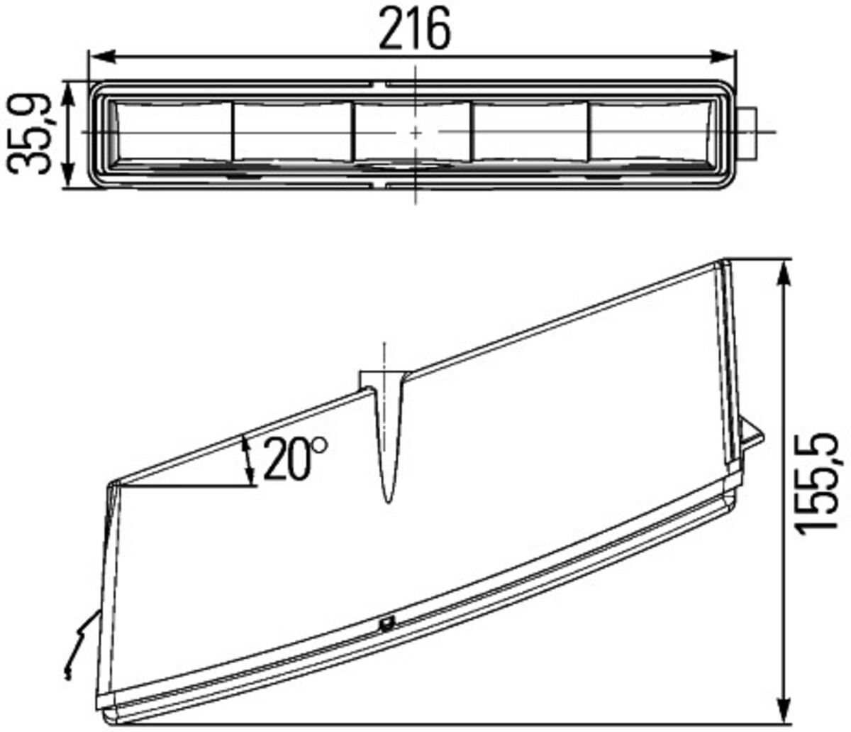 Tagfahrleuchte HELLA 2PT 010 043-041