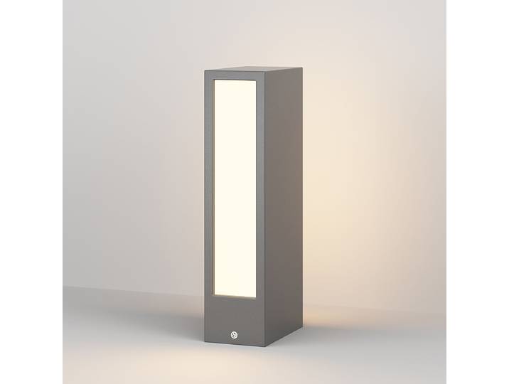 Borne lumineuse LED Hof 6 x 25 x 10cm Gris