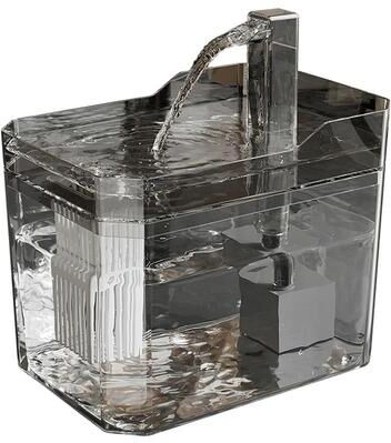 Uplifted Finds Pure View Clear Flow Fountain gray Usb
