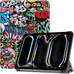 Techsuit - FoldPro - iPad Pro 13 (2024) - Urban Vibe (Apple iPad Pro 13 2024), Tablet Hülle, Mehrfarbig