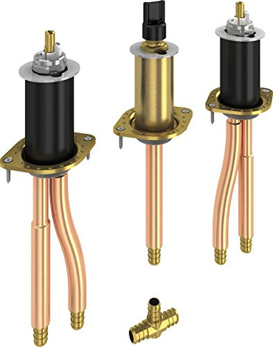 Delta Faucet R2707 Flexibele Romeinse Badkraan met Ruw Oppervlak