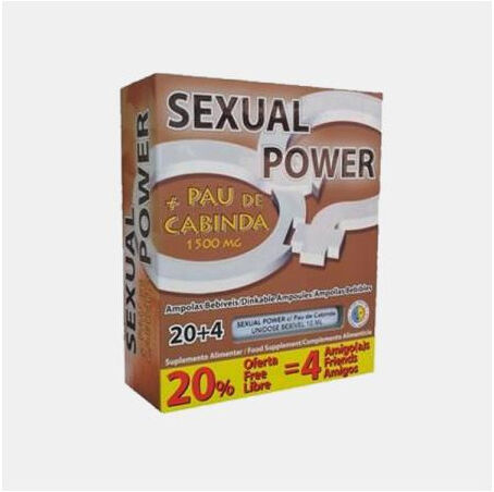 Pure SEXUAL POWER + PAU CABINDA 20+4 AMPOLAS